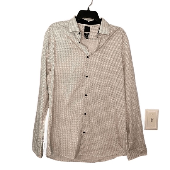 H&M Other - H&M Slim Fit Button Front Long Sleeve Mens Shirt - Sz L